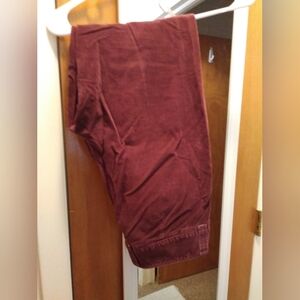 Men's Burgundy Pants